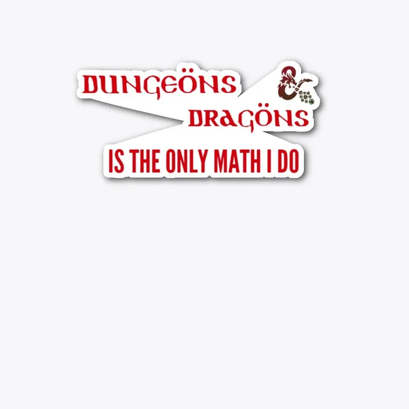 D&D Is the Only Math I Do